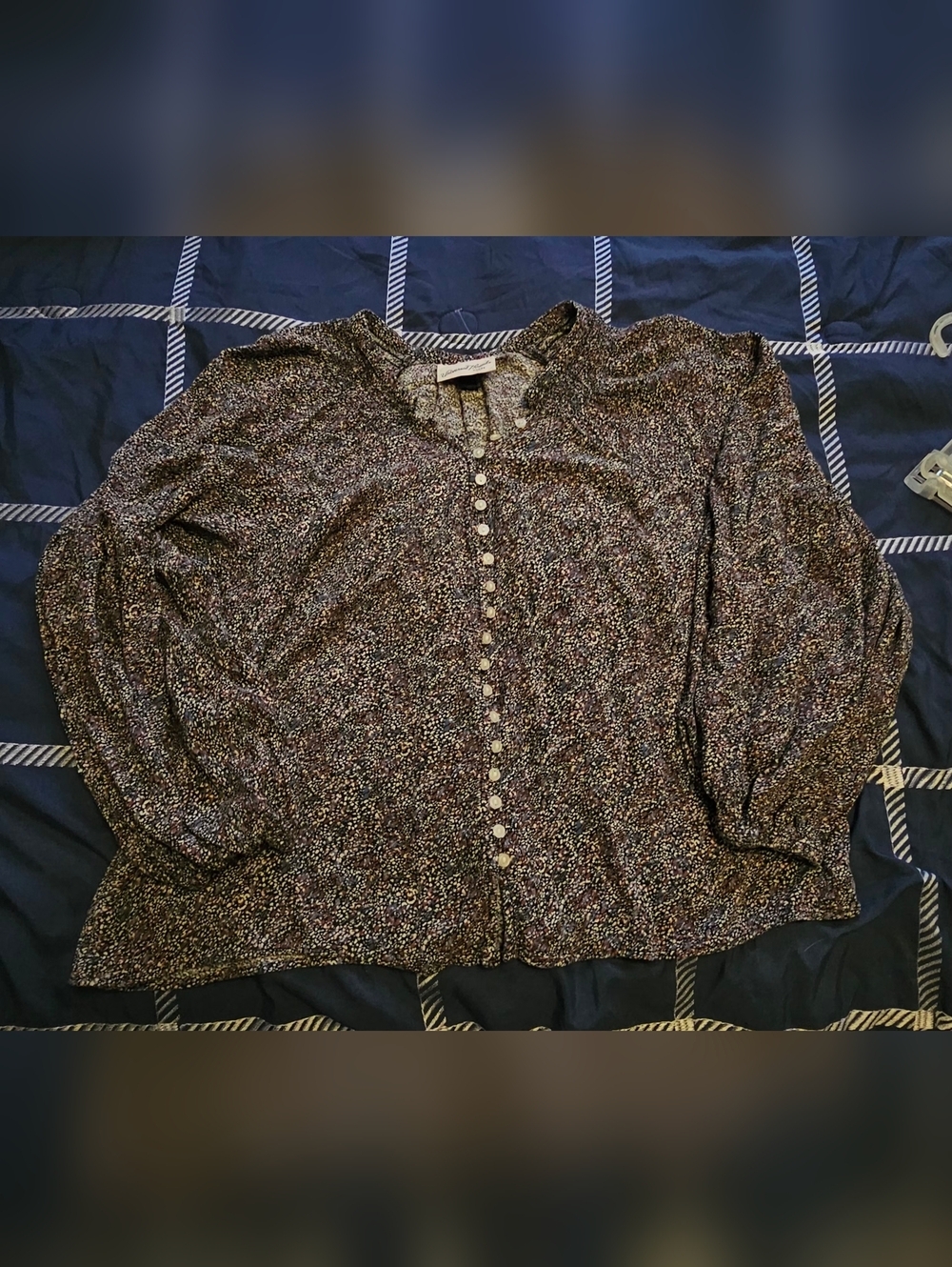 Universal Thread Brown Multi-Spot Button-Front Jacket - Picture 3 of 6